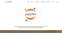 Desktop Screenshot of jupyter.org